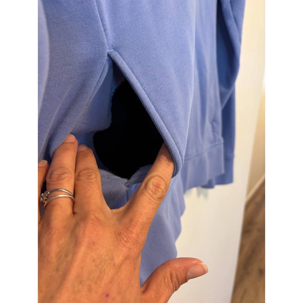 G/FORE Womens Pray For Birdies Graphic Sleeve Golf Hoodie Blue XS - Picture 5 of 5